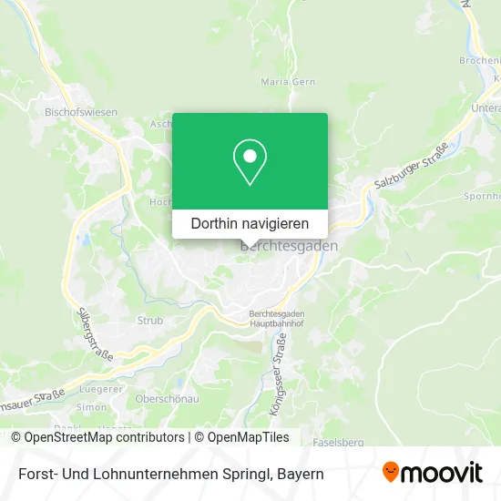 Forst- Und Lohnunternehmen Springl Karte