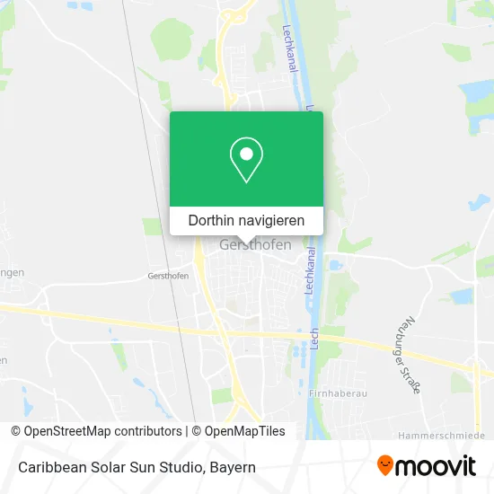 Caribbean Solar Sun Studio Karte