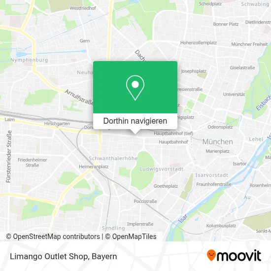 Limango Outlet Shop Karte