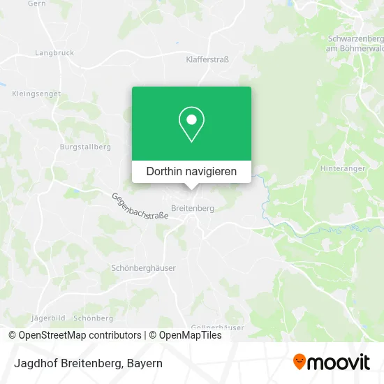 Jagdhof Breitenberg Karte