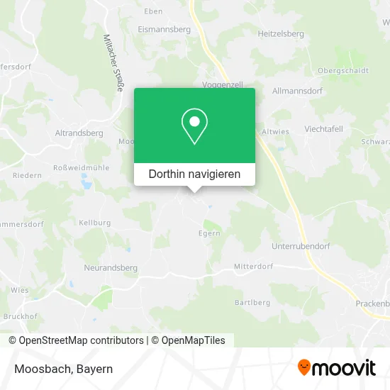 Moosbach Karte