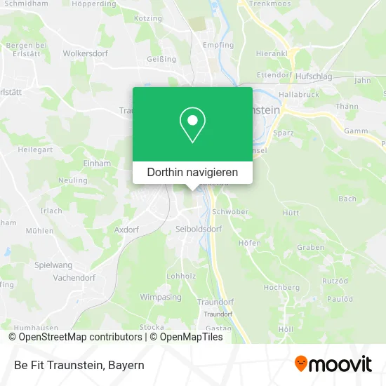 Be Fit Traunstein Karte