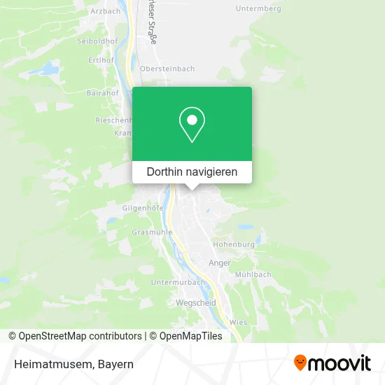 Heimatmusem Karte