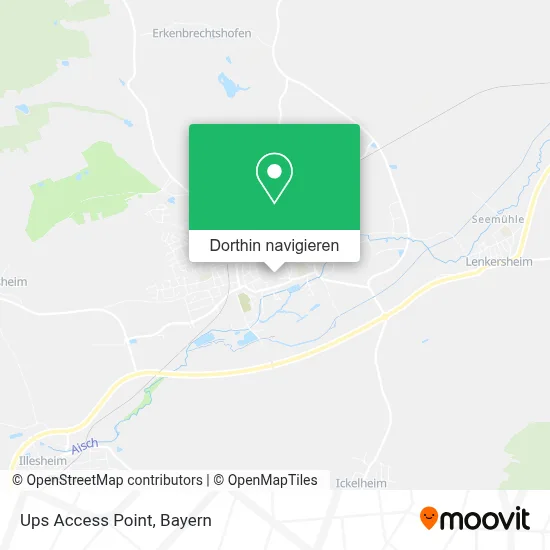 Ups Access Point Karte