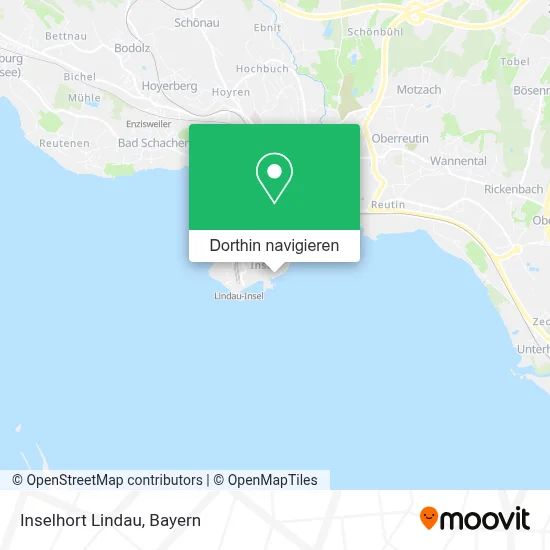 Inselhort Lindau Karte
