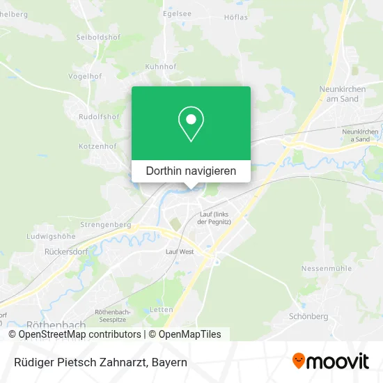 Rüdiger Pietsch Zahnarzt Karte