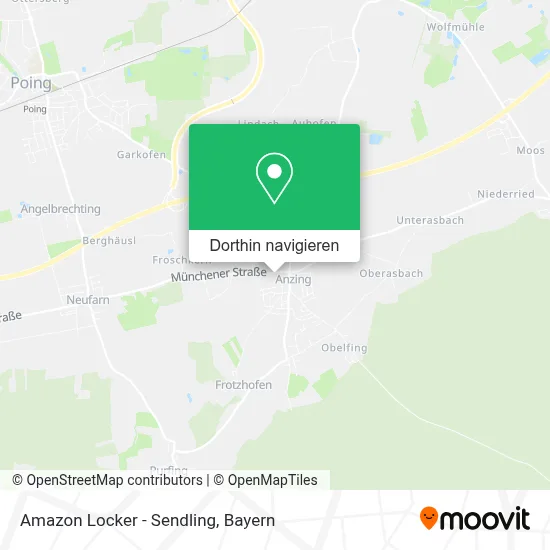 Amazon Locker - Sendling Karte