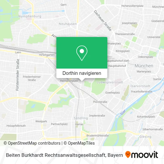 Beiten Burkhardt Rechtsanwaltsgesellschaft Karte