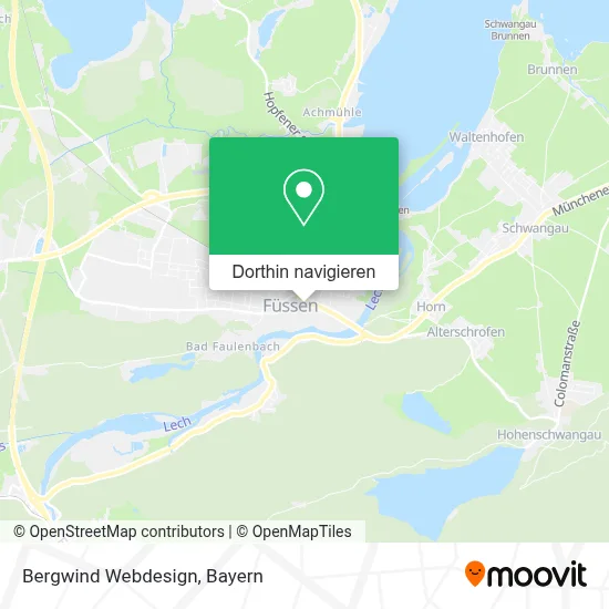 Bergwind Webdesign Karte