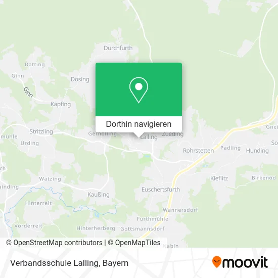 Verbandsschule Lalling Karte
