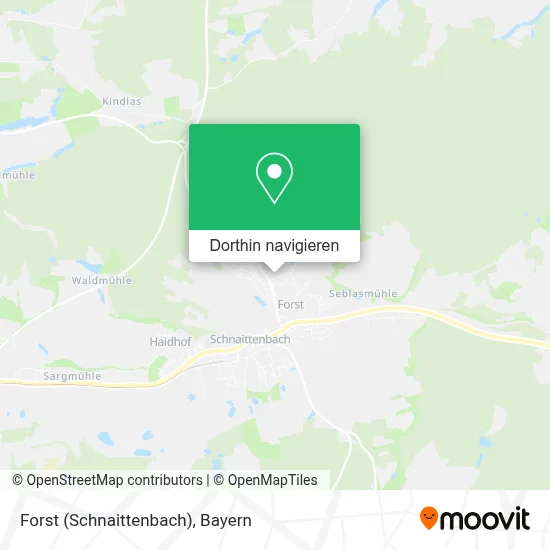 Forst (Schnaittenbach) Karte