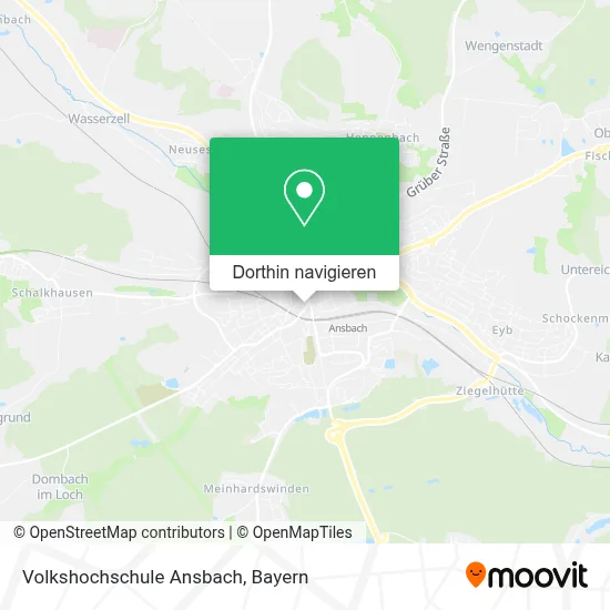 Volkshochschule Ansbach Karte