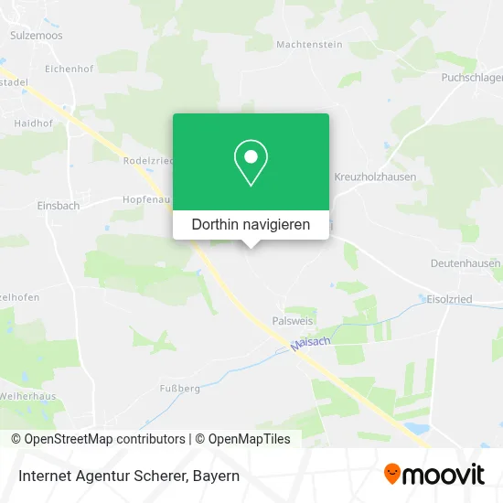 Internet Agentur Scherer Karte