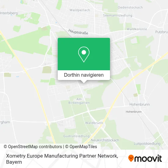 Xometry Europe Manufacturing Partner Network Karte