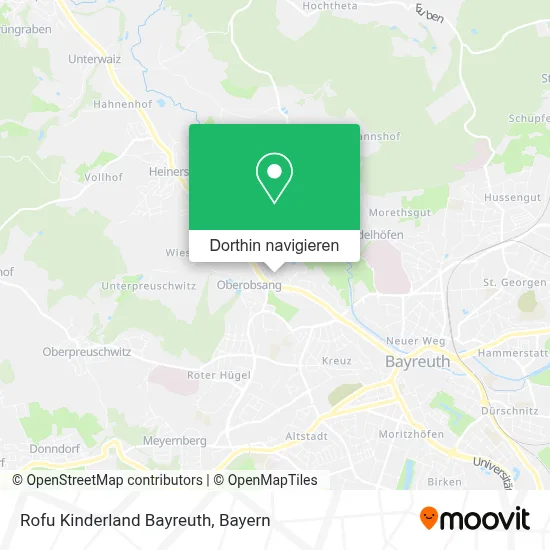Rofu Kinderland Bayreuth Karte