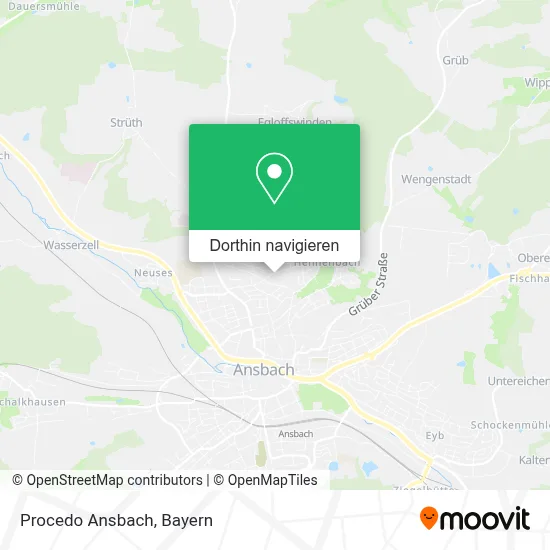 Procedo Ansbach Karte