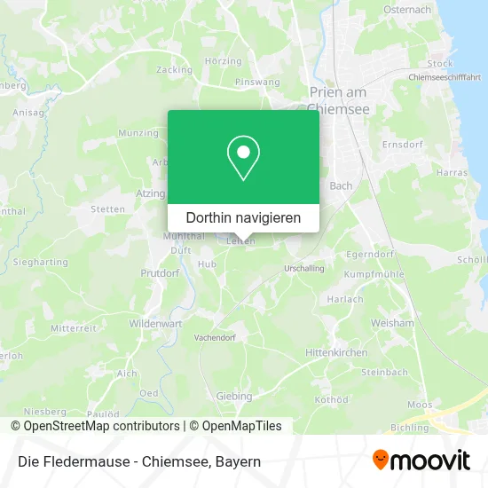 Die Fledermause - Chiemsee Karte