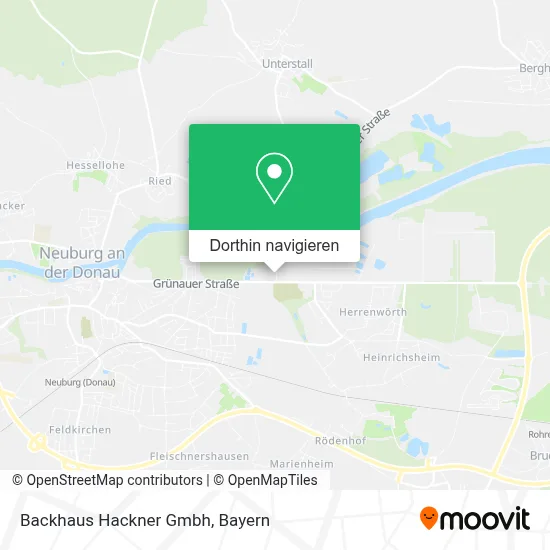 Backhaus Hackner Gmbh Karte