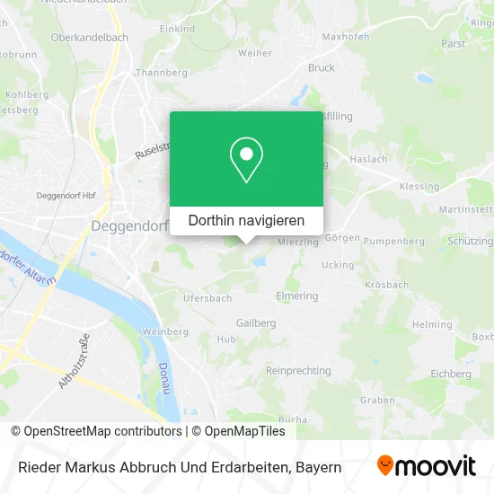 Rieder Markus Abbruch Und Erdarbeiten Karte