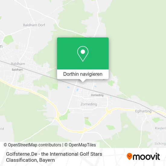 Golfsterne.De - the International Golf Stars Classification Karte