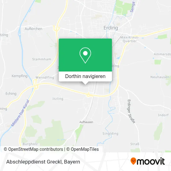 Abschleppdienst Greckl Karte