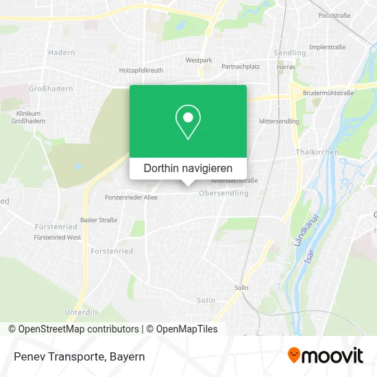 Penev Transporte Karte