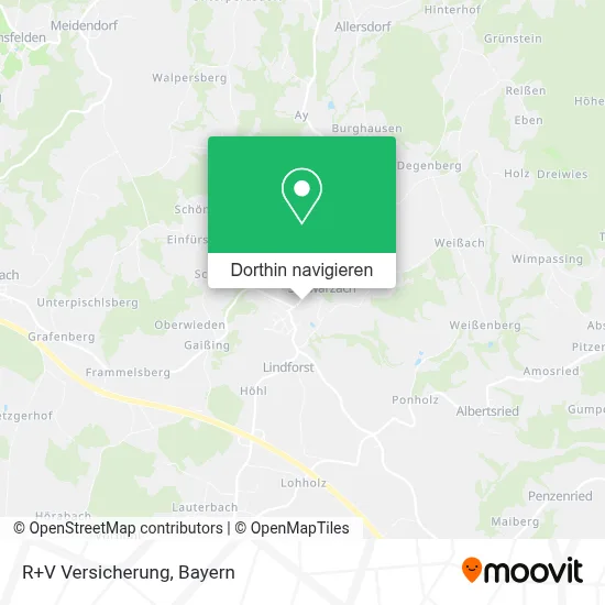 R+V Versicherung Karte