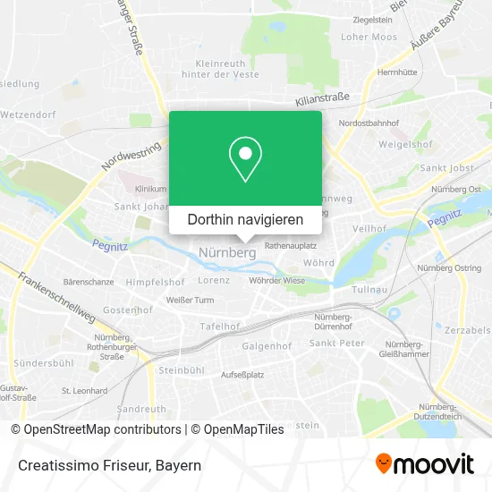 Creatissimo Friseur Karte