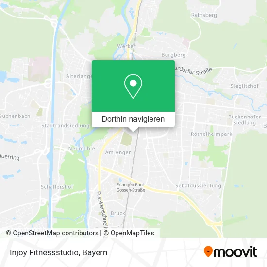 Injoy Fitnessstudio Karte