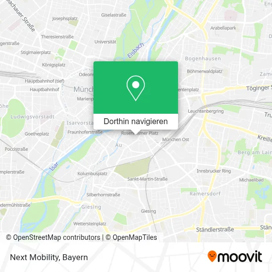Next Mobility Karte
