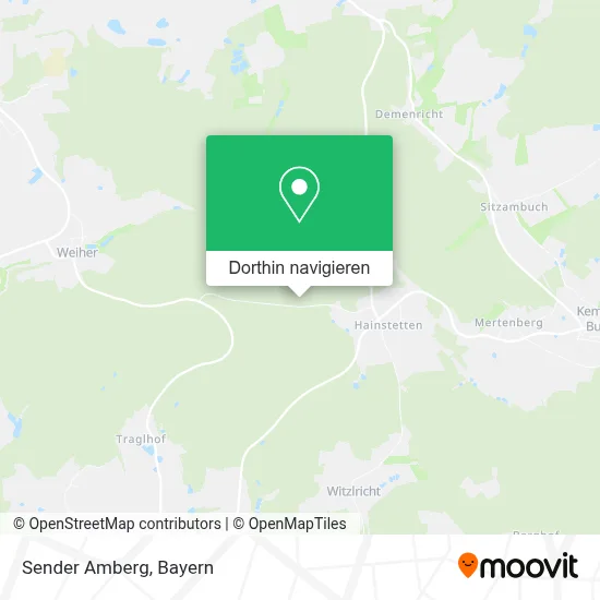 Sender Amberg Karte