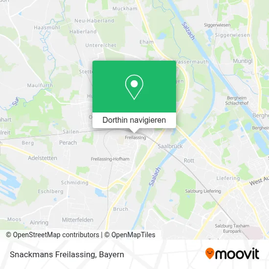 Snackmans Freilassing Karte