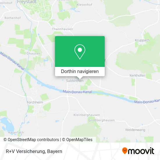 R+V Versicherung Karte