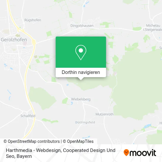 Harthmedia - Webdesign, Cooperated Design Und Seo Karte