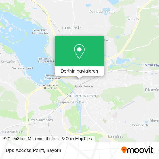 Ups Access Point Karte