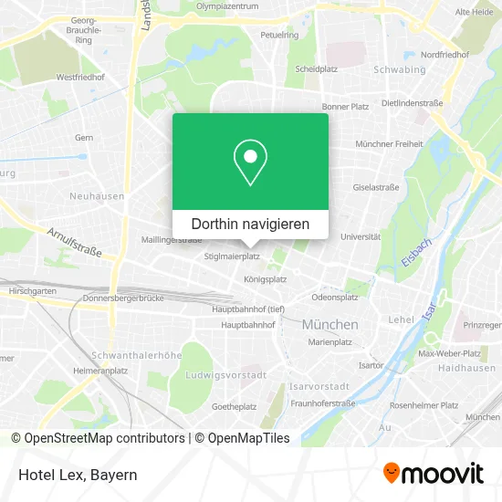 Hotel Lex Karte