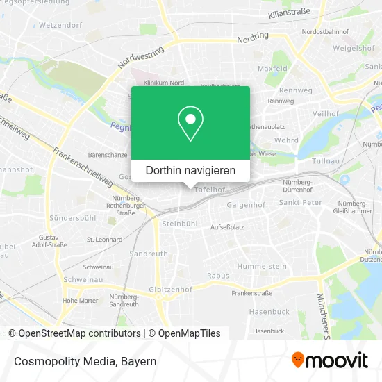 Cosmopolity Media Karte