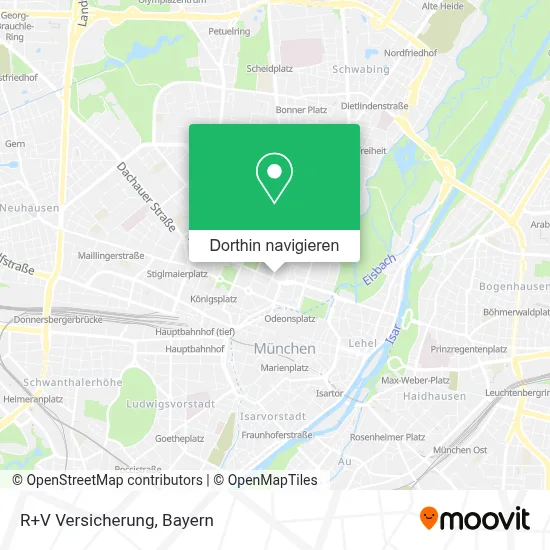R+V Versicherung Karte