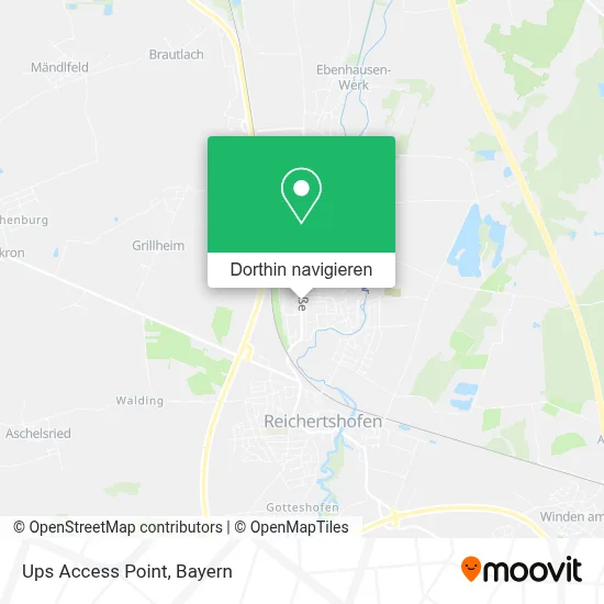 Ups Access Point Karte