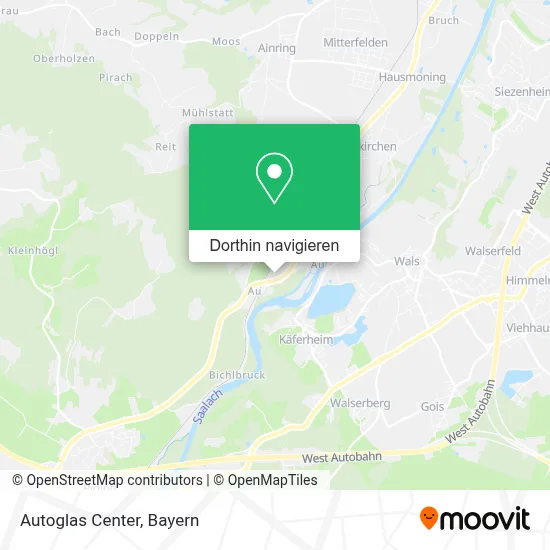 Autoglas Center Karte