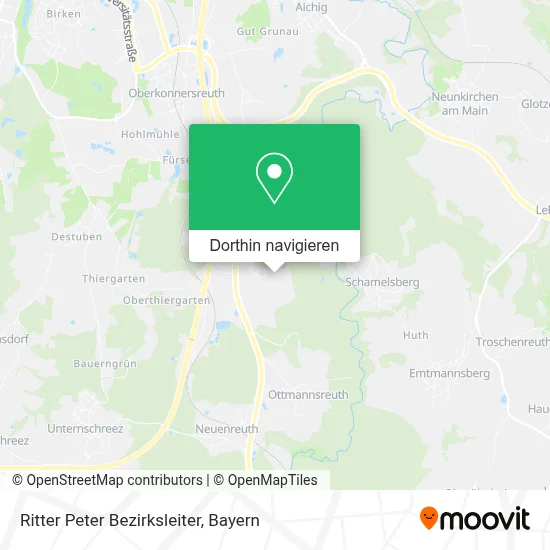 Ritter Peter Bezirksleiter Karte