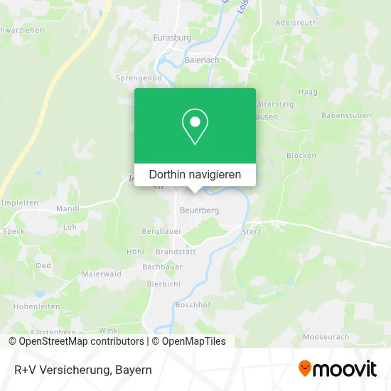 R+V Versicherung Karte