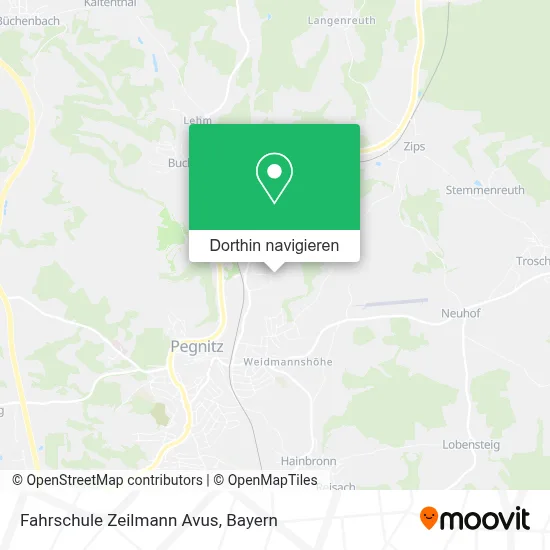 Fahrschule Zeilmann Avus Karte