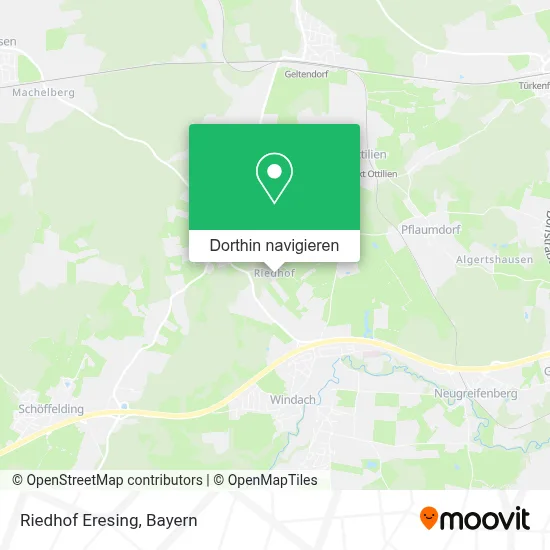 Riedhof Eresing Karte