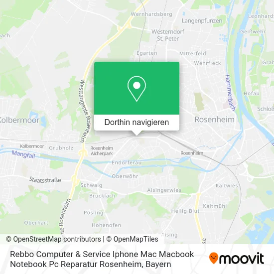 Rebbo Computer & Service Iphone Mac Macbook Notebook Pc Reparatur Rosenheim Karte