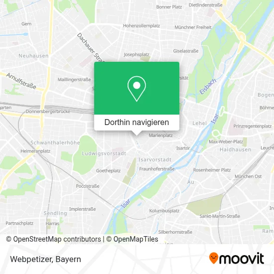 Webpetizer Karte