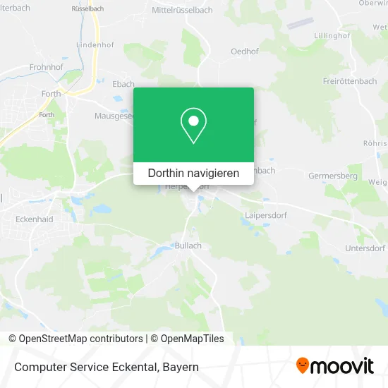 Computer Service Eckental Karte