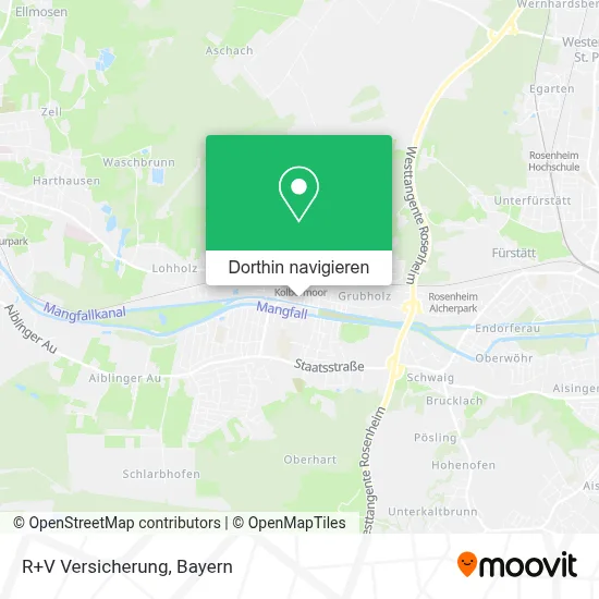 R+V Versicherung Karte