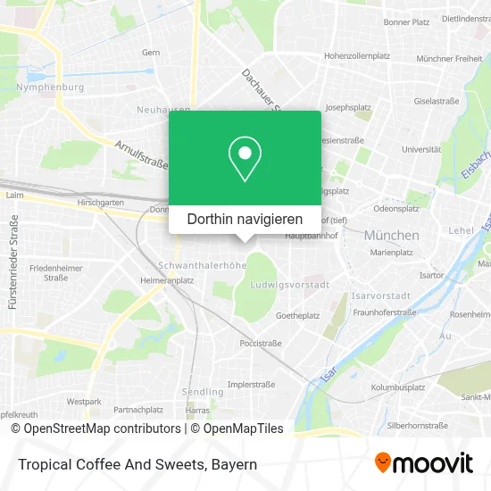 Tropical Coffee And Sweets Karte