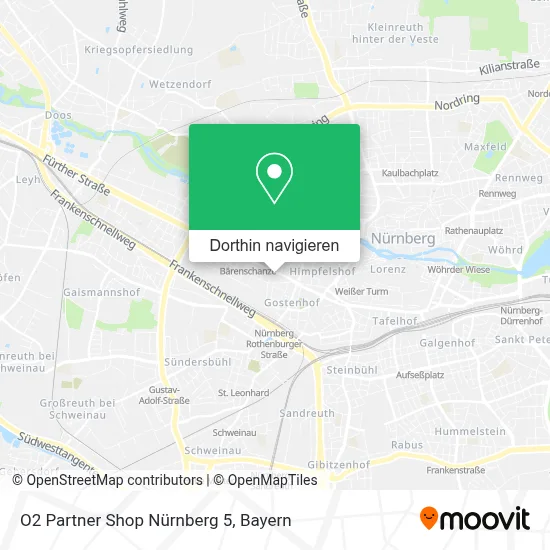 O2 Partner Shop Nürnberg 5 Karte
